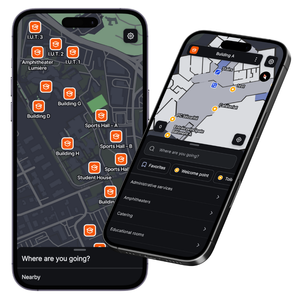 Evelity wayfinding digital app